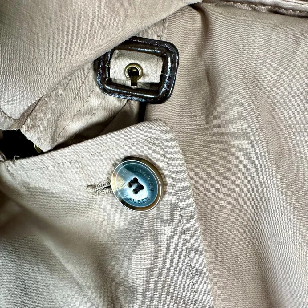 Ralph Lauren Women's Trench Coat Cotton Blend - Picture 12 of 16